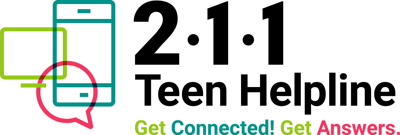 211 Teen Helpline_RGB Logo 211 Teen Helpline of the Finger Lakes region of New York, serving Allegany, Chemung, Schuyler, Steuben, and Yates Counties
